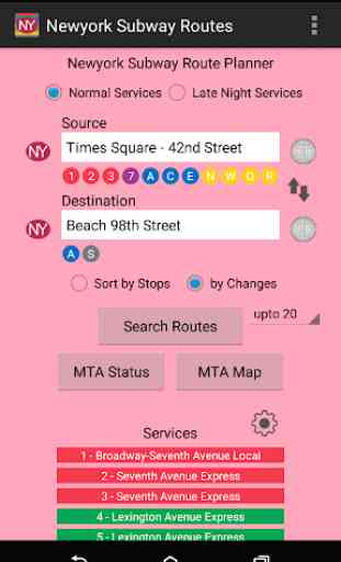 Newyork Subway Route Planner 1