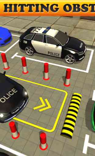 polizia auto parcheggio progredire auto guida 3