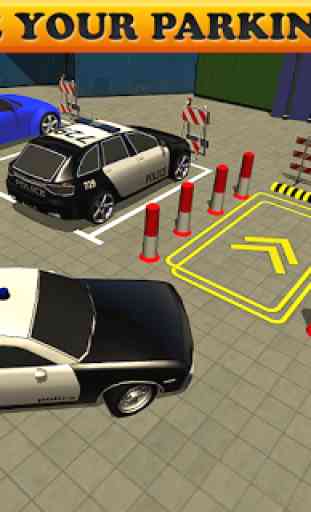 polizia auto parcheggio progredire auto guida 4