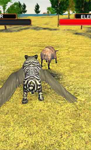 Real Flying Lion Simulator: Wild Lion City Attack 4