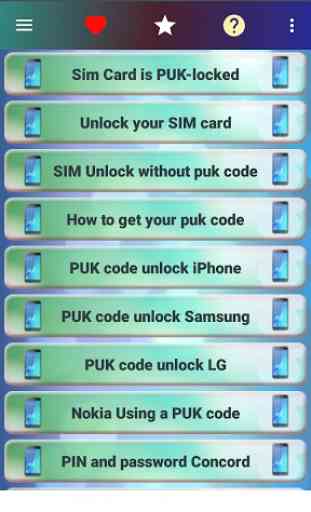 Sim Puk Code 3