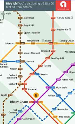 Singapore MRT Map 2