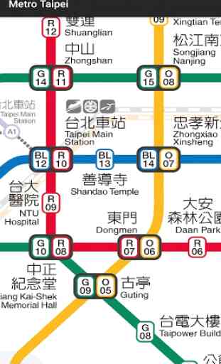 Taipei Metro Map 1