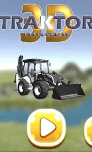 Traktor Digger 3D 1