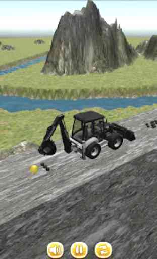 Traktor Digger 3D 2