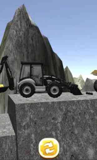 Traktor Digger 3D 3