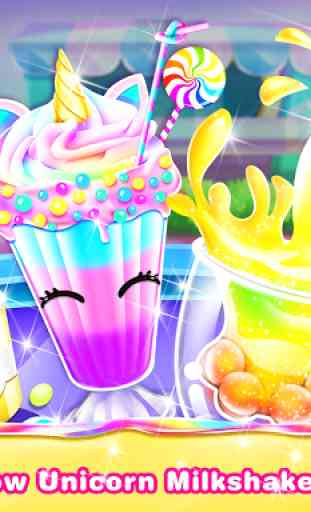 Unicorn Milkshake Maker –Cool Drink Milkshake Game 1