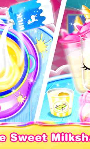 Unicorn Milkshake Maker –Cool Drink Milkshake Game 2
