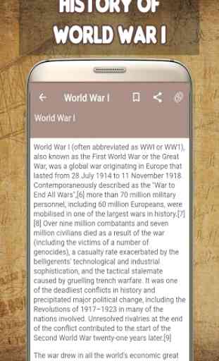 World War I History 1