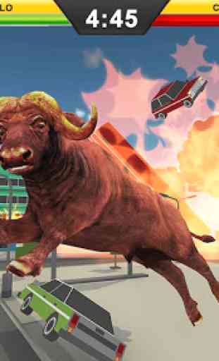 Angry Bull Rampage: Bull Simulator City Attack 3