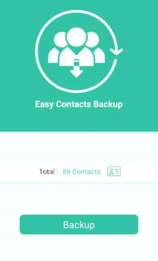 Backup di Easy Contacts: Smart Contacts Manager 3