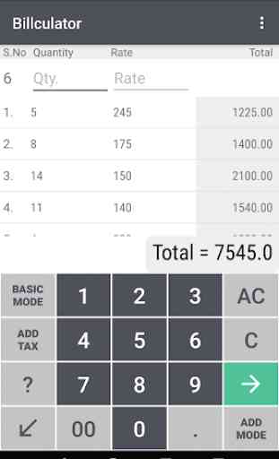 Billculator - Easy Bill/Invoice Calculator 1