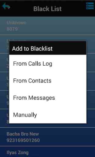 Call Blocker e SMS Blocker 3