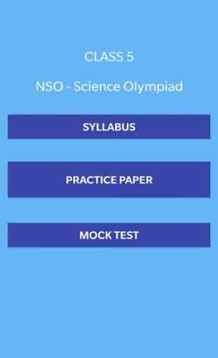 CLASS - 5 - NSO - SCIENCE OLYMPIAD 2