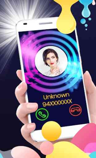Color Caller Screen, Phone Call, Color Themes 4