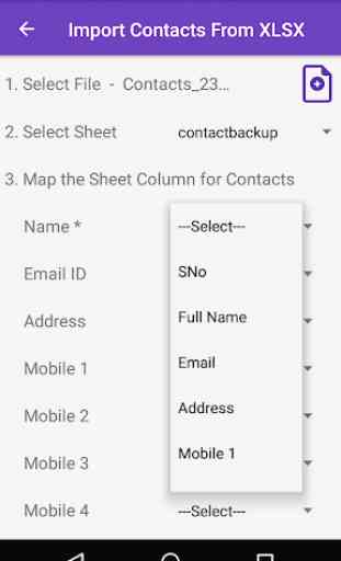 Contacts To VCF XLSX PDF CSV 4