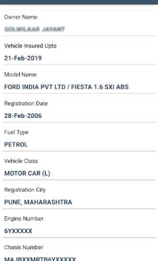 Find RTO Vehicle Owner Detail 4