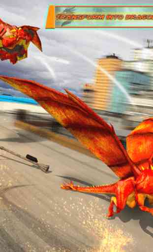 Flying Dragon Robot Car - Robot Transforming Games 2