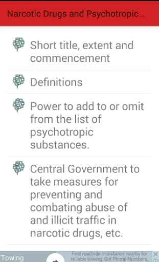 Info on Narcotic Drugs Psychotropic Substances Act 2