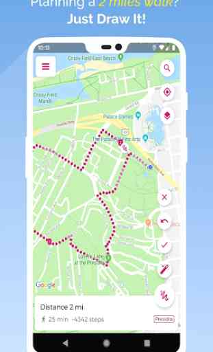 Just Draw It! Route planner & distance finder 1