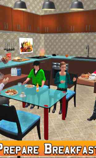 Mamma virtuale Famiglia di polizia Simulatore 3