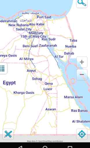 Map of Egypt offline 1