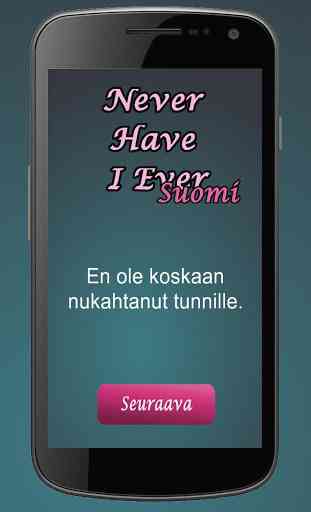 Never Have I Ever - Suomi 2