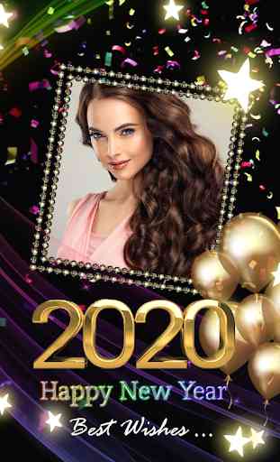 New Year Photo Frames 2020, Greeting Cards 2020 2