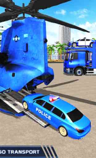 Noi vero polizia aereo auto trasportatore camion 4