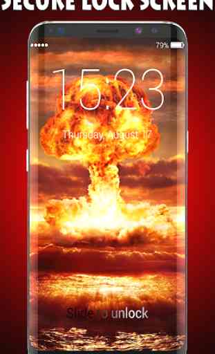Nuclear Bomb Lock Screen & Wallpaper 1
