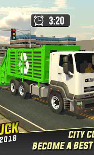 Real Garbage Truck: Trash Cleaner Driving Games 1