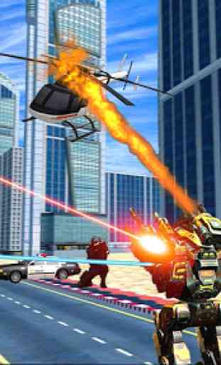 Red Ranger Robots War VS Car Transform fight 20 2