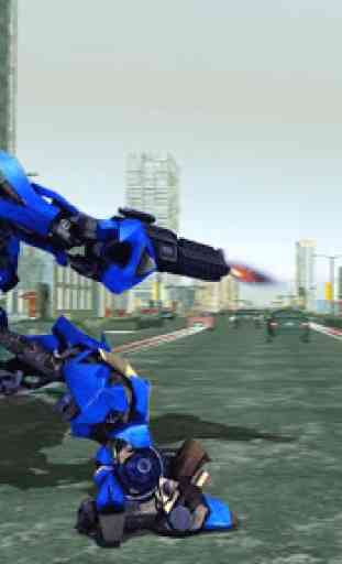 Red Ranger Robots War VS Car Transform fight 20 4