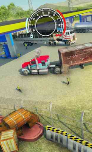 Road Train Truck Driving Sim: Long Trailer Cargo 2