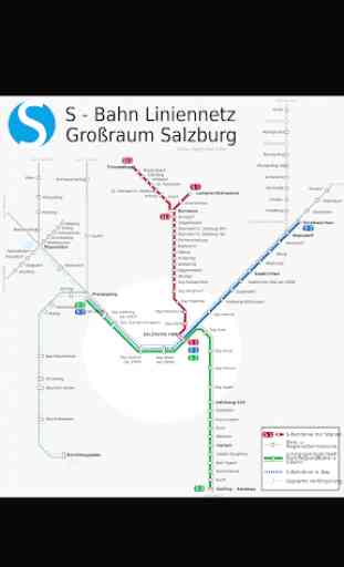 Salzburg Rail Map 1