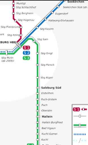 Salzburg Rail Map 2