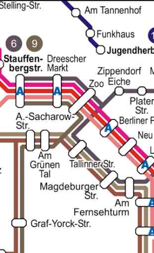 Schwerin Tram & Bus Map 3