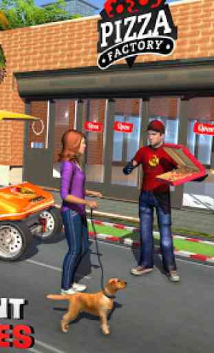Smart Taxi Driving Pizza Delivery Boy 1