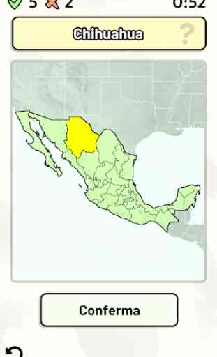 Stati del Messico - Quiz: Mappe, Capitali, ecc. 1
