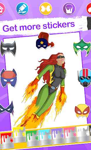 Superhero Coloring Pages 4