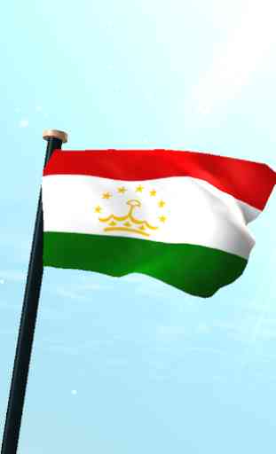 Tagikistan Bandiera 3D Gratis 1