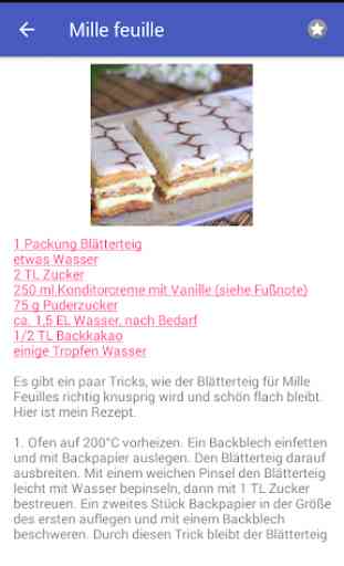 Torten rezepte app in Deutsch kostenlos offline 2