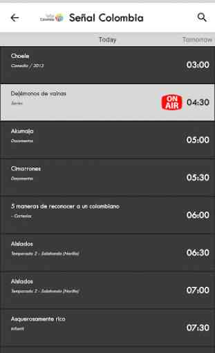 TV Colombia Free TV Listing Guide 3