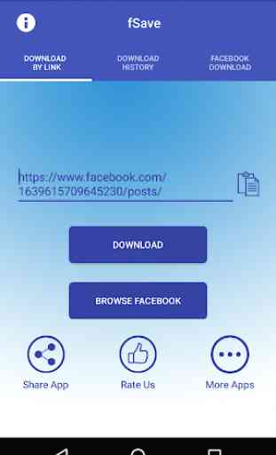 Video Downloader for Facebook : Save Videos -fSave 1