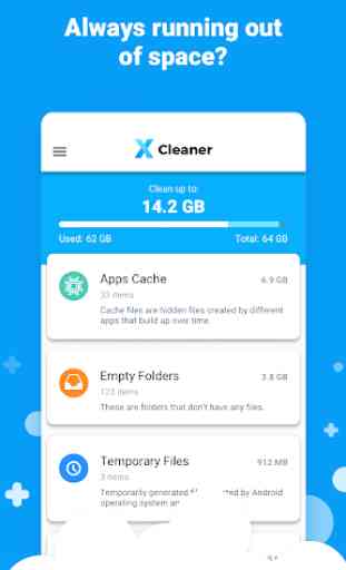X-Cleaner: Clear, Optimize & Sweep Phone 1