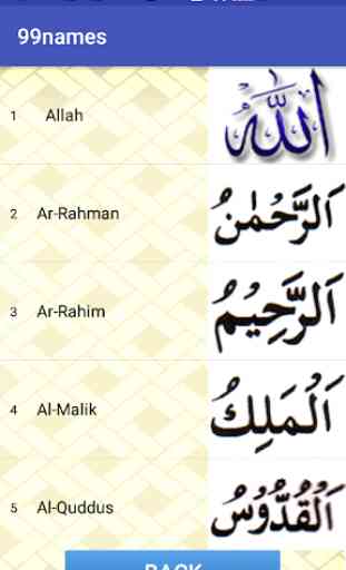 99 Names of ALLAH : AsmaUlHusna 3