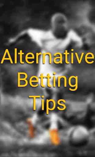 Alterntive Betting Tips 1
