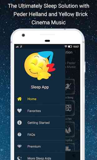 App Sleep per musica e suoni di ultima generazione 1