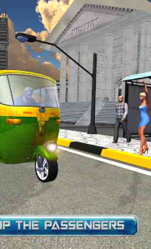 Auto Rickshaw Driving - City passenger transporter 2