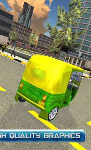 Auto Rickshaw Driving - City passenger transporter 4